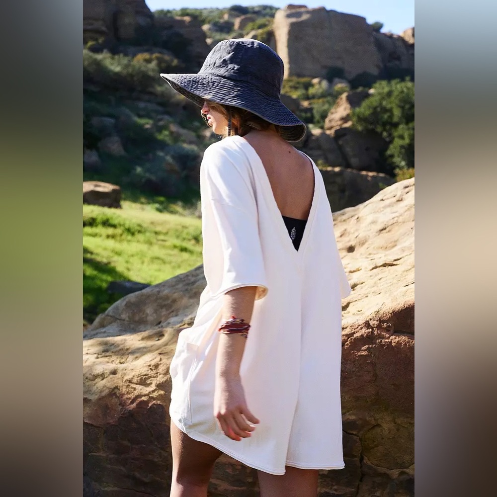 NWT Free People Hot Shot Tee Romper Size Small - Picture 3 of 6